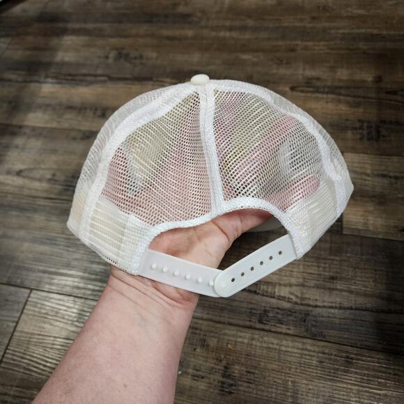 Maui white and gold cap snapback hat souvenir Hawaiian cb - Picture 3 of 7